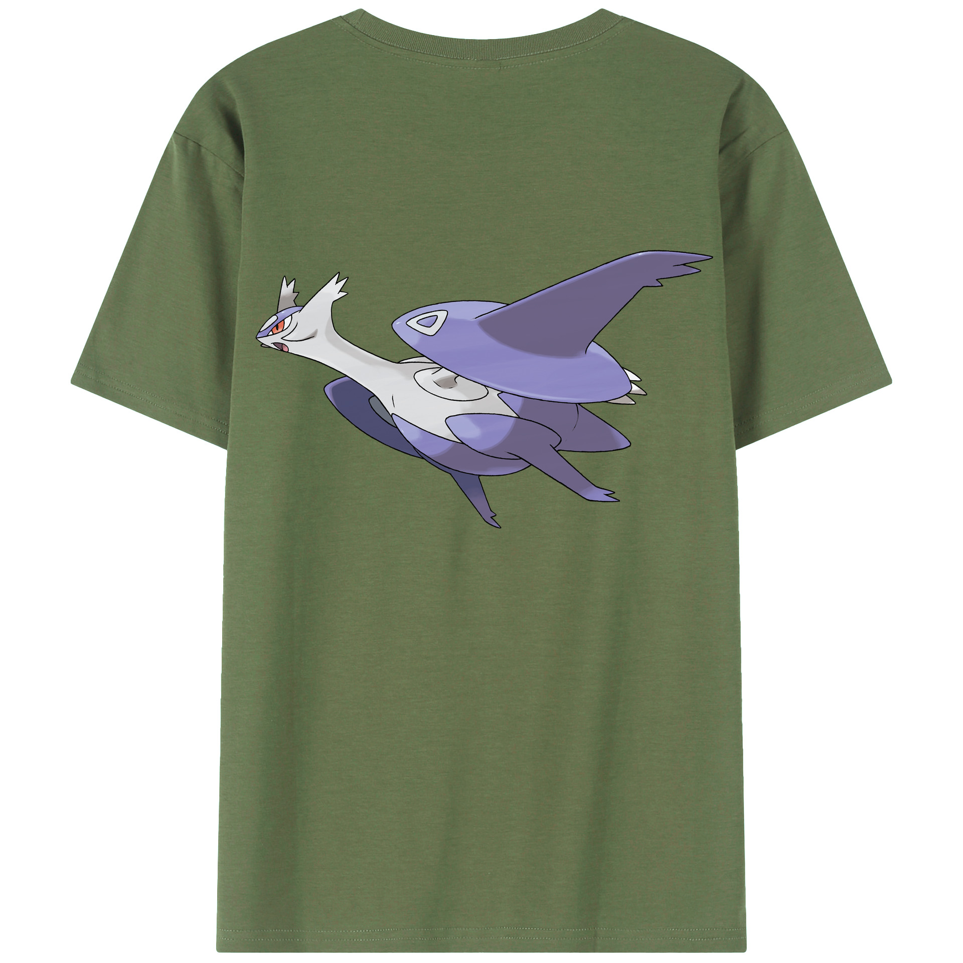 （画像用） ポケットモンスター Pokémon 綿100％ メンズ半袖Tシャツ（バックプリント） 通気性